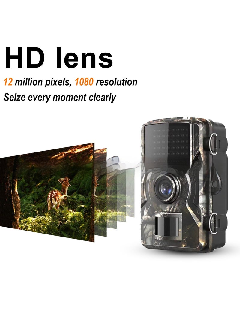 Outdoor Camera HD Waterproof Infrared Sensor Surveillance Camera Tracking Camera Wildlife Camera