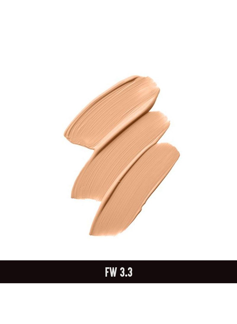 24Hrs Weightless Liquid Foundation Fw- 3.3 | Lightweight & Oil-Free | Satin & Natural Finish | Sweat Resistant | Fragrance Free