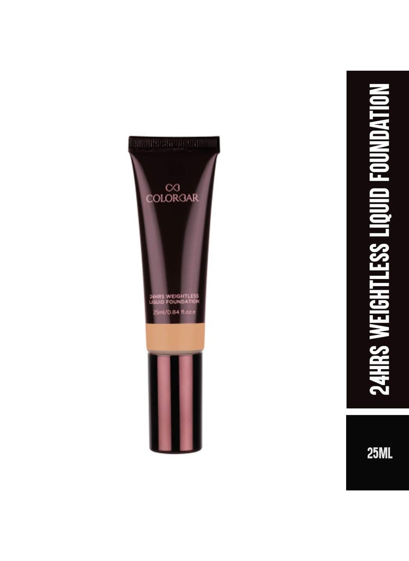 24Hrs Weightless Liquid Foundation Fw- 3.3 | Lightweight & Oil-Free | Satin & Natural Finish | Sweat Resistant | Fragrance Free