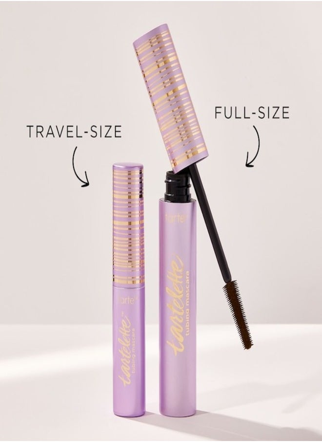 Tarte Mini Tartelette™ Tubing Mascara 2ml – Smudge-Proof, Lengthening & Lash-Extending Mascara with Micro-Tubing Technology for Long-Lasting, Flake-Free Definition