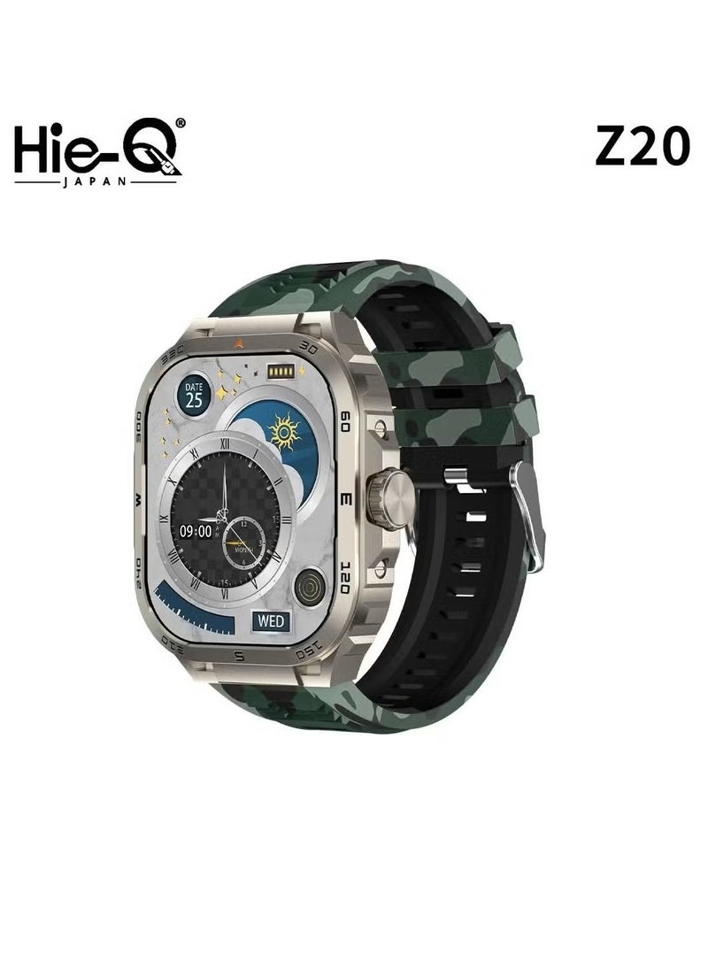 Z20 Smart Watch Fitness Tracker, Heart Rate Monitor, Sleep Tracker, Waterproof, Touchscreen, Multiple Sports Modes, Call & Message Notifications, Stylish Design