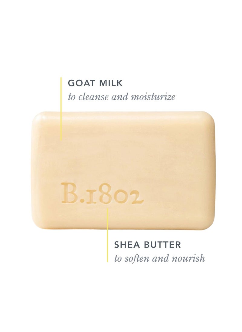 Beekman 1802 Goat Milk Soap Bar with Botanical Oils & Shea Butter - 9 oz - Gently Moisturizes, Exfoliates, and Nourishes for Soft, Healthy Skin - Cruelty-Free - Packaging May Vary