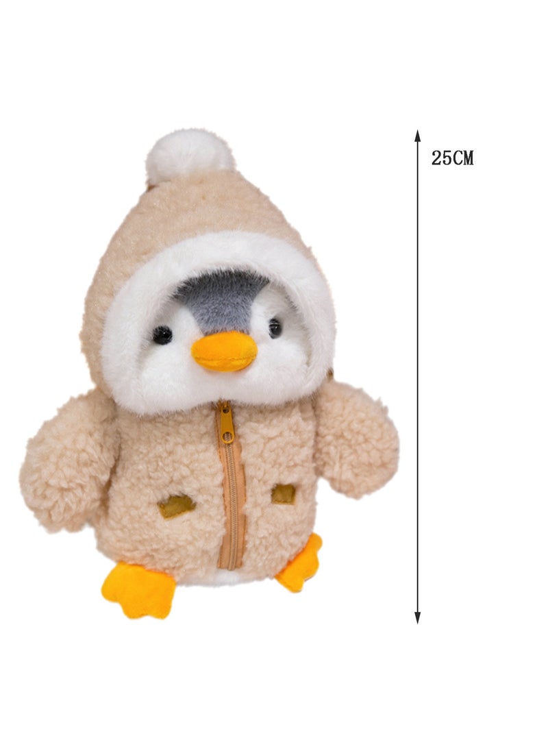 25 CM Cute Cartoon Penguin Plush Toy Soft Stuffed Animal Doll For Girls And Boys All Ages Gift (Style 3)