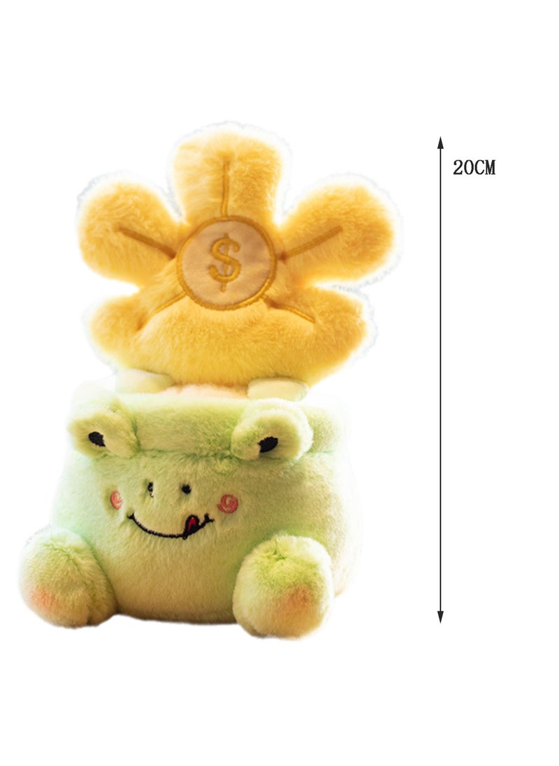 20 CM Cute Cartoon Potted Plants Plush Toy Soft Stuffed Doll For Girls And Boys All Ages Gift (Style 2)