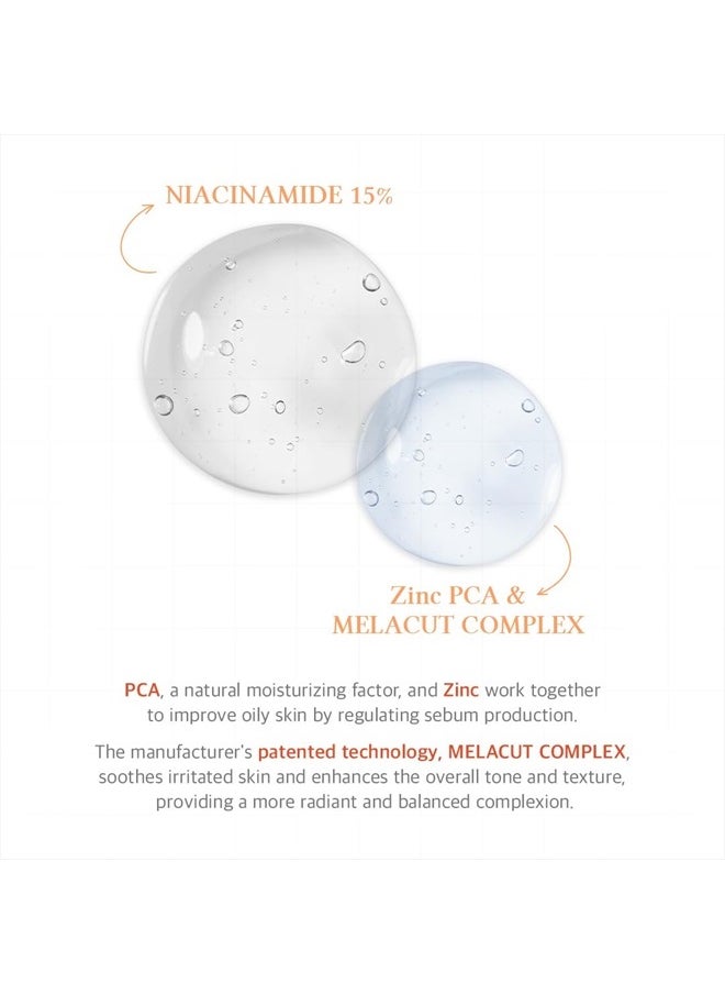 15% Niacinamide Purity Serum - 15% Niacinamide included, Overall skintone and texture improvement, Pore care, Serum control with Zinc. Vegan formula, Korean skincare