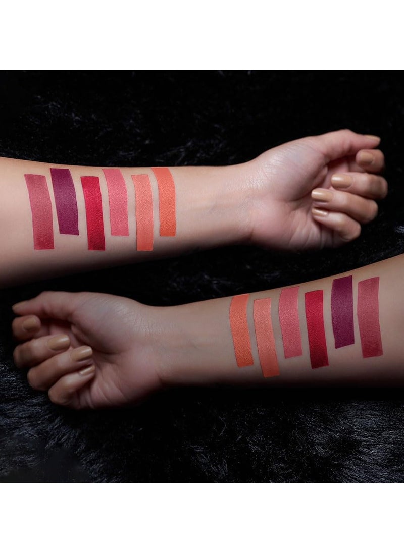 Prime Matte Lipstick - Vintage Rose, Lightweight & Long-Lasting Formula, Creamy Matte Finish, One Swipe Application, Non-Drying, Vitamin E Infused, 4.5Gm