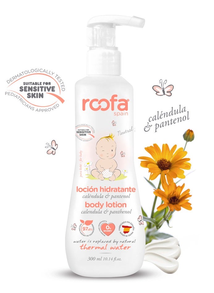 Baby Body Lotion 300ml – Natural, Hydrating, Nourishing, Paraben-Free, for Baby’s Sensitive Skin