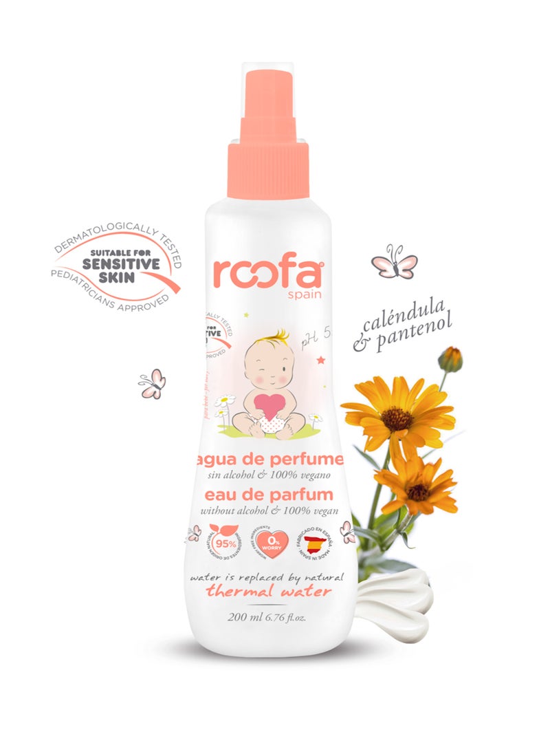 Eau De Parfum for Babies 200ml – With Thermal Water & Glycerin, Perfuming & Refreshing Baby’s Sensitive Skin