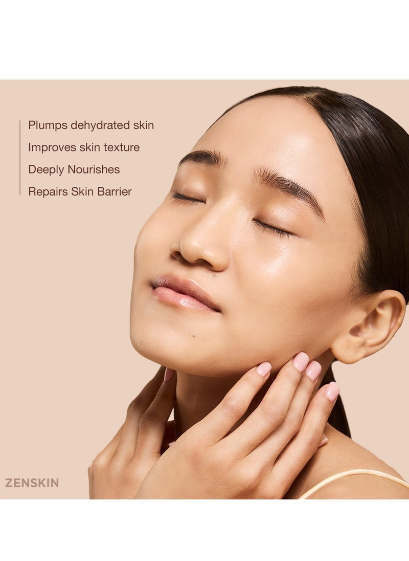 ZENSKIN Snail Mucin and Peptide Skin Revive Cream | Deep Hydration, Anti-Aging Firming Moisturizer with 90% Snail Mucin & 5 Peptides for Smooth, Youthful, Radiant Skin, 100ml