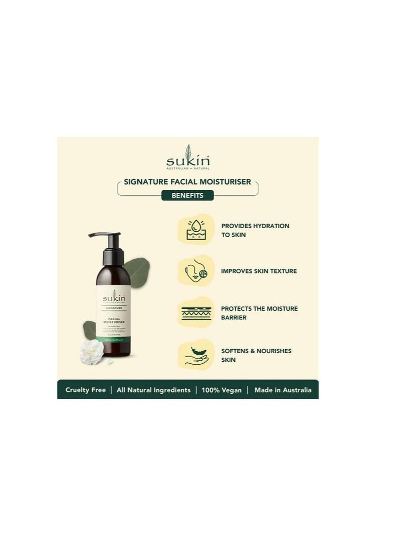 Lightweight Daily Face Moisturizer for Sensitive Skin | Hydrating Australian Skincare with Organic Ingredients | Cruelty-Free & Paraben-Free | Sulfate-Free & Non-Greasy | Natural Skincare Routine for | 120Ml