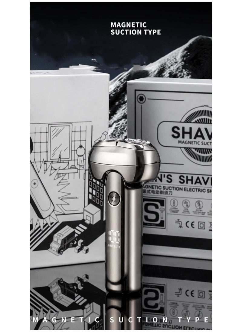 Men's Electric Shaver Portable Mini Razor Small Smart Beard Razor For Boyfriend Gift