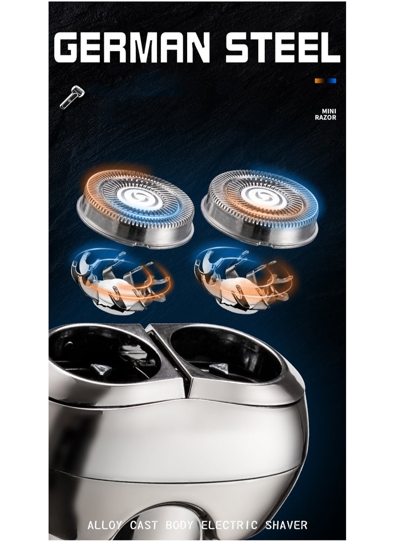 Men's Electric Shaver Portable Mini Razor Small Smart Beard Razor For Boyfriend Gift