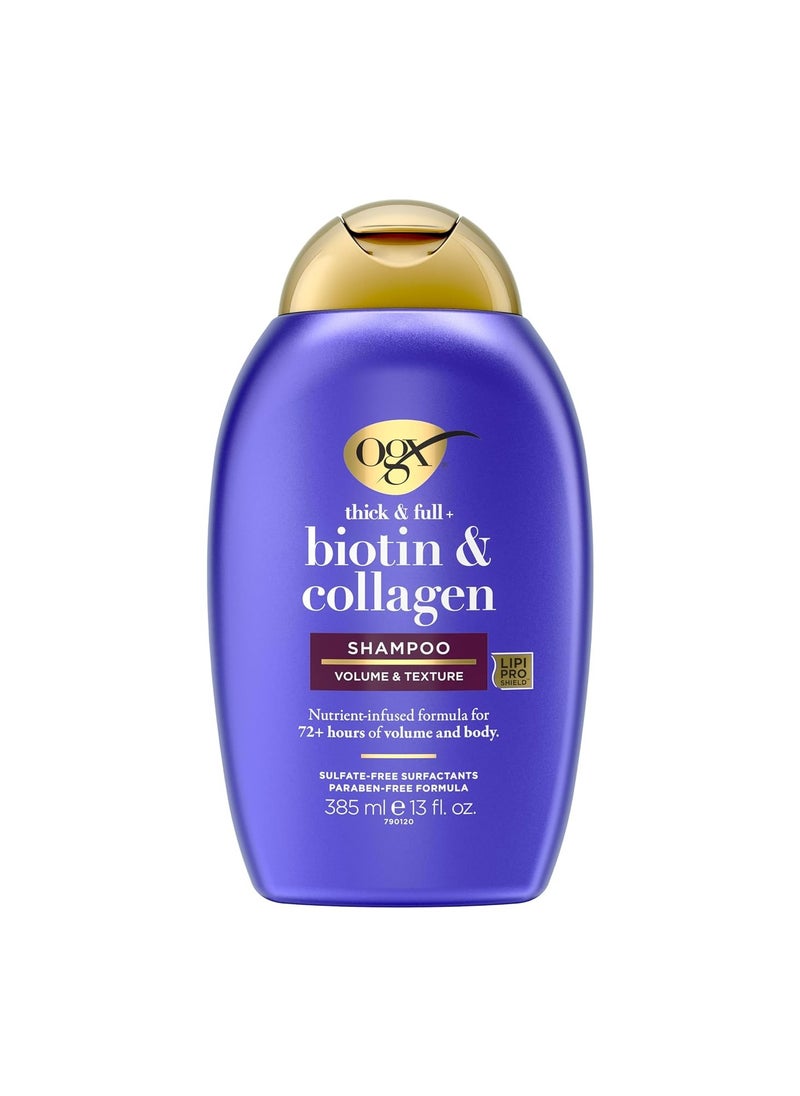 Organix Thick And Full Biotin And Collagen Shampoo, 385Ml