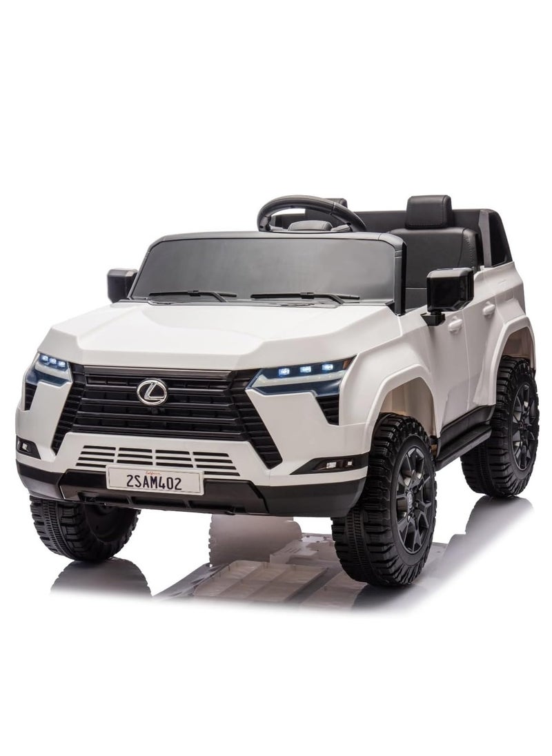 Lexus GX550 Electric Ride On Car - White