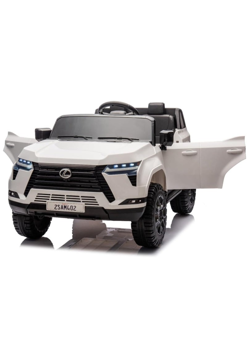 Lexus GX550 Electric Ride On Car - White
