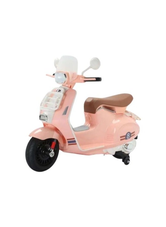Vespa Motorcycle Ride On Pink