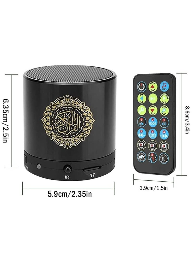 Remote Control Speaker Portable Quran Speaker MP3 Player 8GB TF FM Quran Translator USB Rechargeable Speaker, Secure Digital, Micro SD Quran Smart Lamp Bluetooth Speaker with Remote, Rechargeable