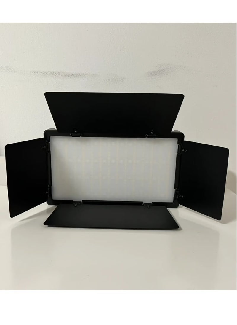 Professional Photo & Video LED 600 RGB Light Kit with Battery – High-Quality LED Light Panel, Adjustable Color Temperature & Brightness, Portable, Ideal for Photography, Filmmaking, YouTube, and Streaming