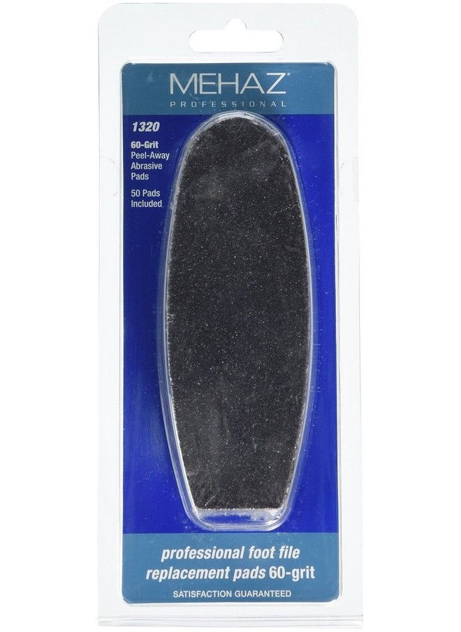 Stainless Steel Foot File Replacement Pad 60 Grit 50 Count