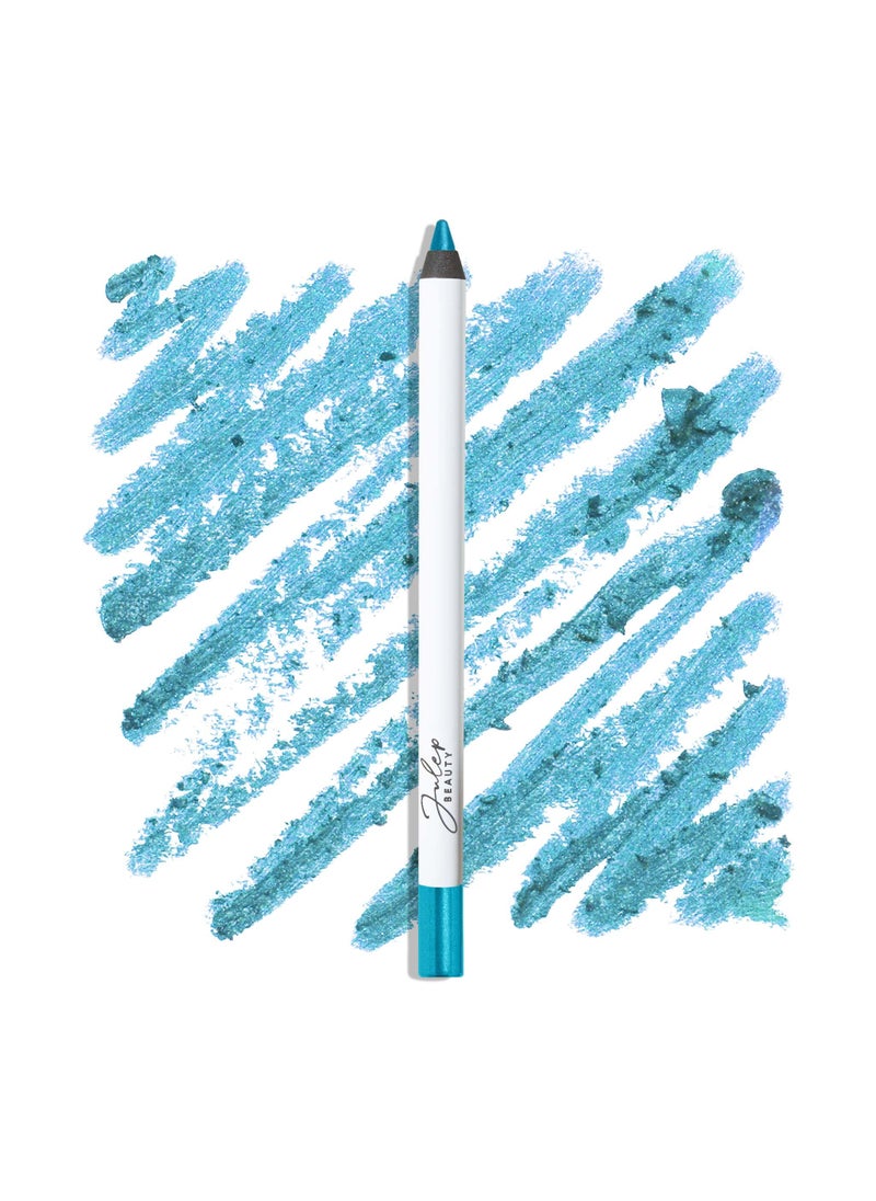 Julep When Pencil Met Gel Sharpenable MultiUse Longwear Eyeliner Pencil  Neon Blue Shimmer  TransferProof  High Performance Liner