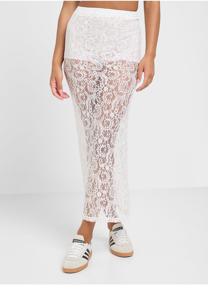 Lace Maxi Skirt