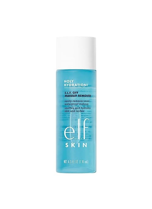 elf SKIN Holy Hydration Off Makeup Remover Liquid Makeup Remover For Eye Lip  Face Makeup Gentle Formula Vegan  Crueltyfree