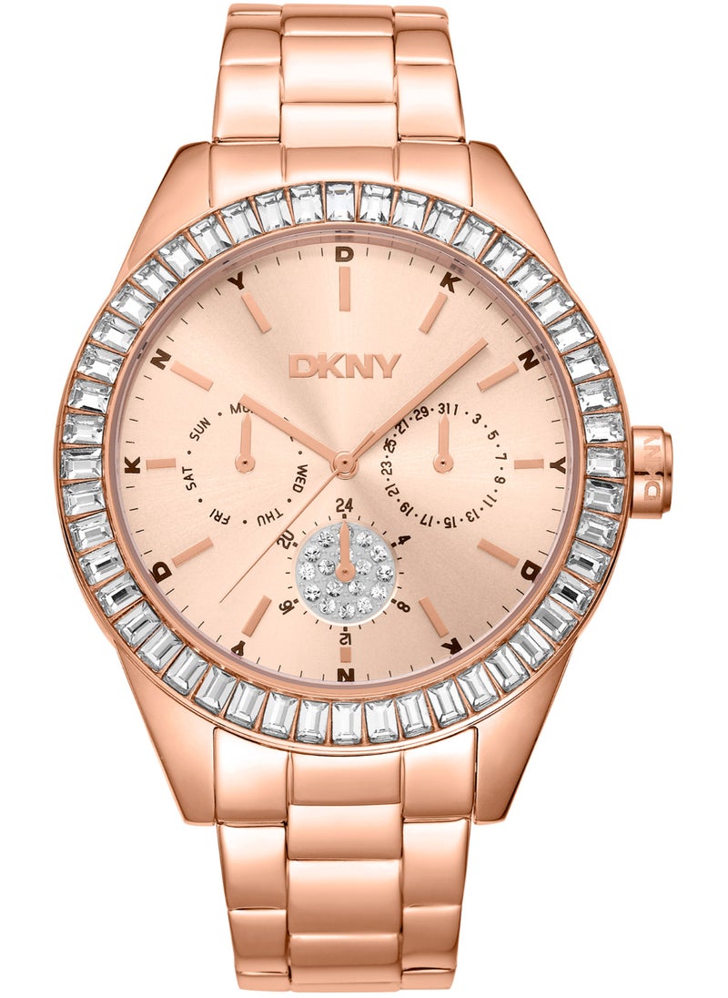 DKNY Nolita Multi Glitz DK1L027M0065 - Stainless Steel Female Quartz Multi-function