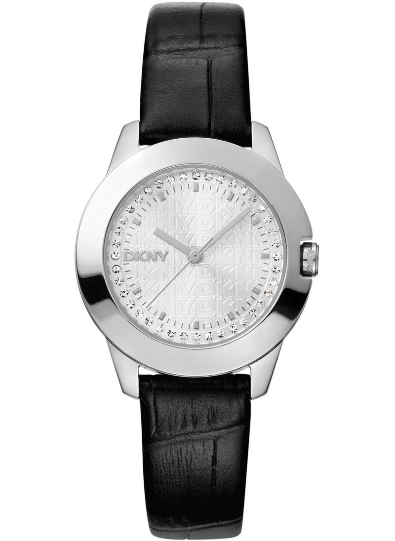 DKNY Park Ave Logo DK1L021L0015 - Leather Female Quartz 3 hands