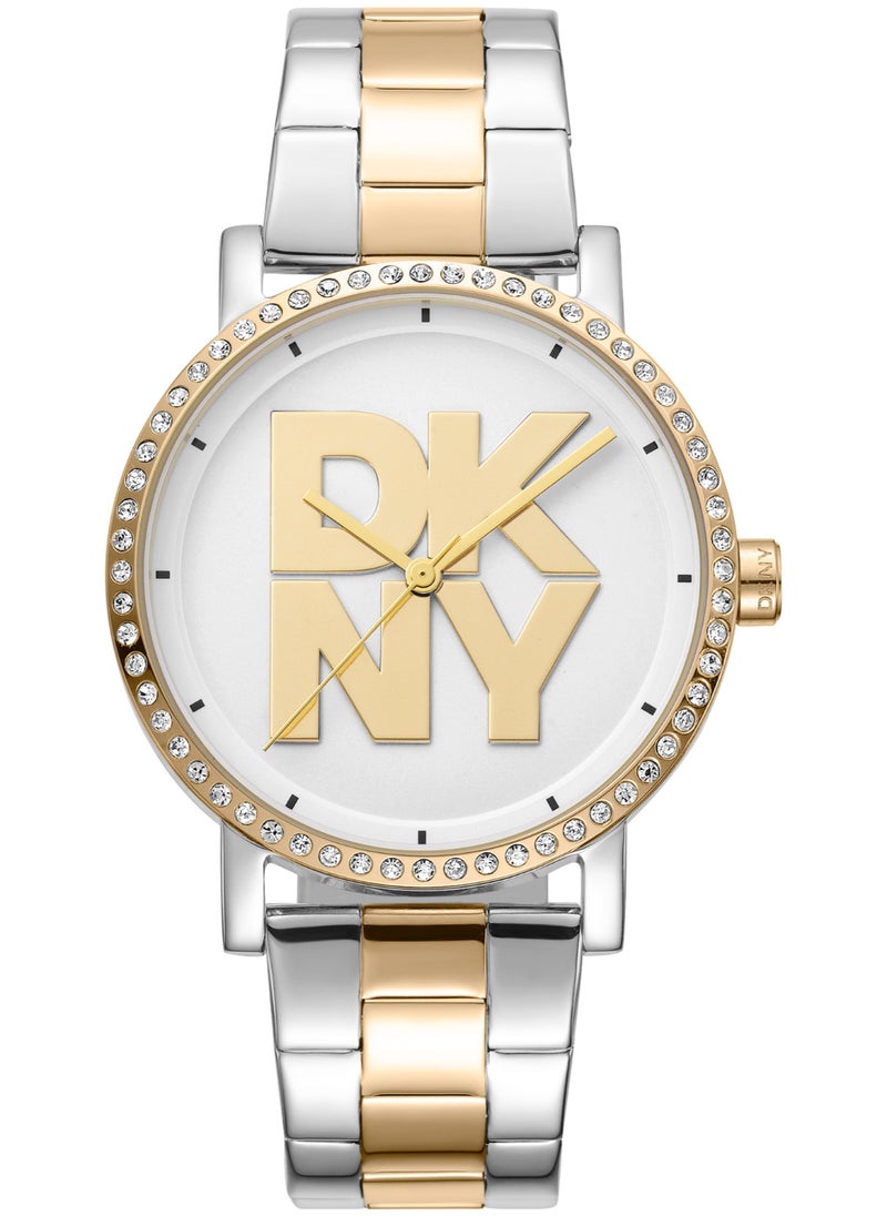 DKNY Soho Logo DK1L035M0075 - Stainless Steel Female Quartz 3 hands