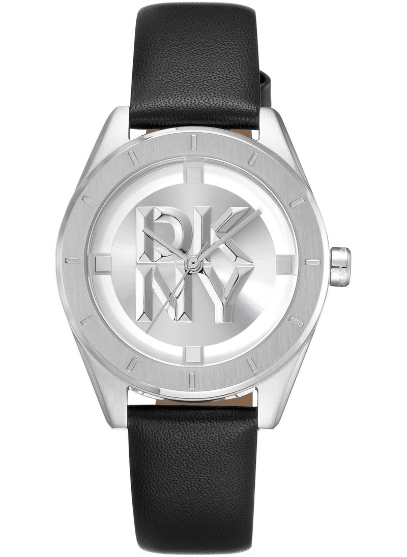 DKNY Chambers Midi DK1L016L0015 - Leather Female Quartz 3 hands