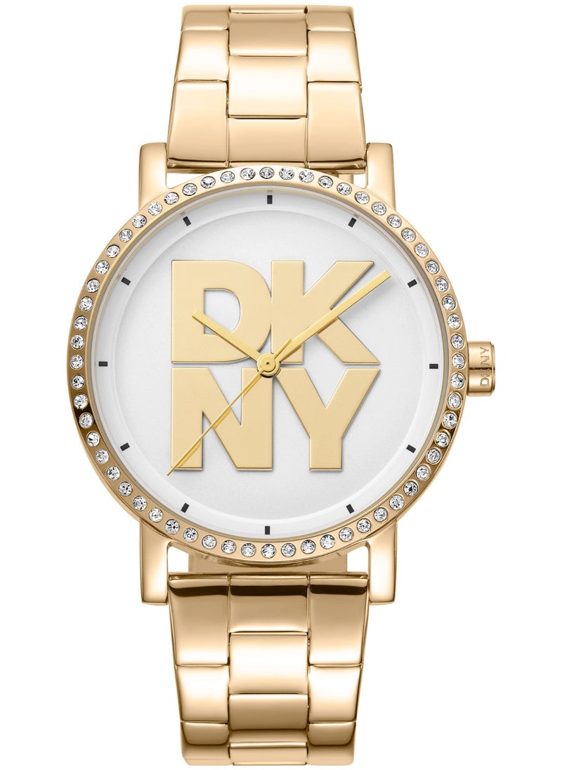 DKNY Soho Logo DK1L035M0055 - Stainless Steel Female Quartz 3 hands