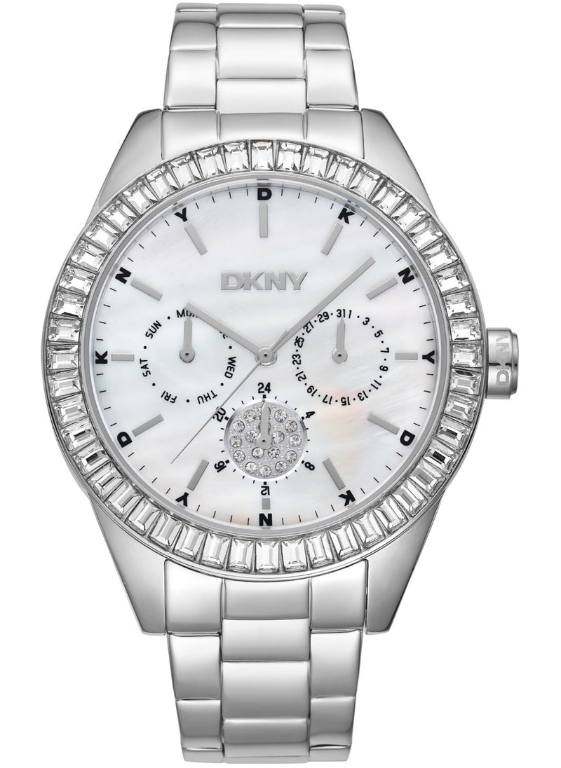 DKNY Nolita Multi Glitz DK1L027M0015 - Stainless Steel Female Quartz Multi-function