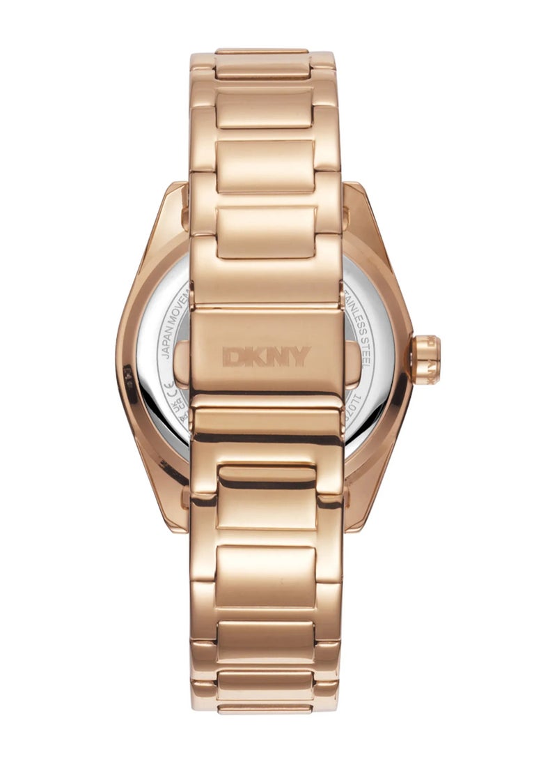 DKNY Chambers Multi Glitz DK1L078M0035 - Stainless Steel Female Quartz Multi-function