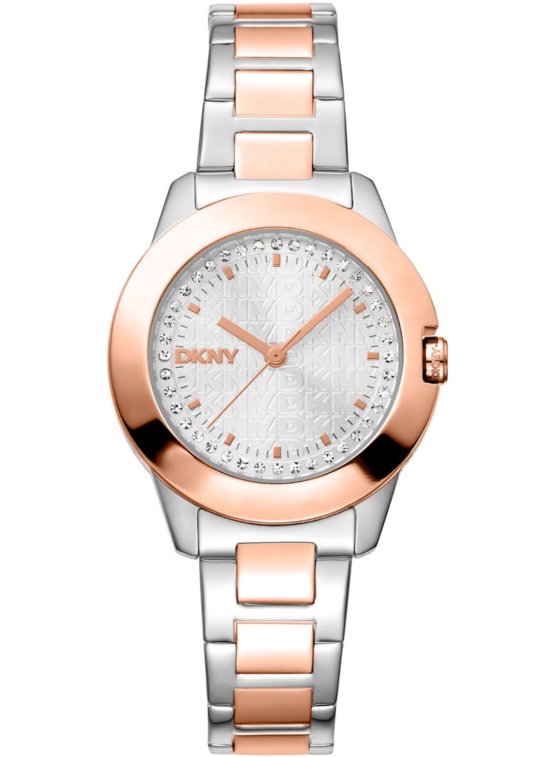 DKNY Park Ave Logo DK1L021M0095 - Stainless Steel Female Quartz 3 hands