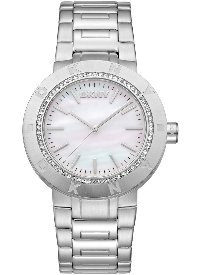 DKNY Eastside Logo DK1L023M0015 - Stainless Steel Female Quartz 3 hands