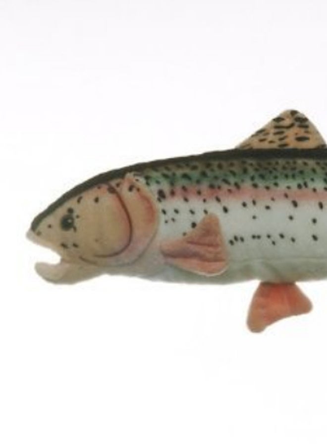 Rainbow Trout Fish Animal Plush Toy 10inch