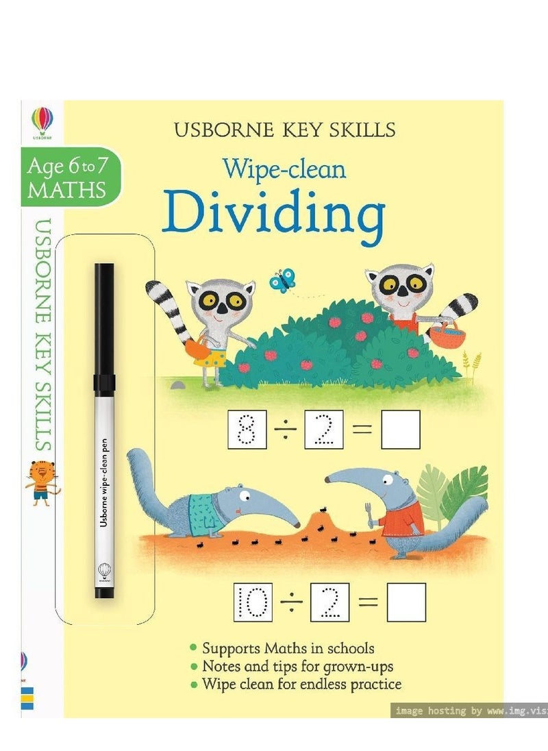 Usborne Key Skills Wipe Clean Dividing