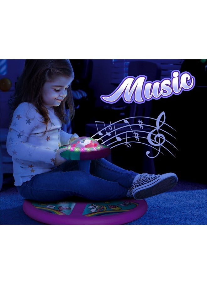 Light-Up Unicorn Twister | 360° Sit Twist and Spin, LED Lights & Music Toddler Toys Age 2, 3, 4, Birthday for Girl Boy 18 Months +, Kids Toy Indoor or Outdoor for 2 Year Old, toddler Christmas gifts