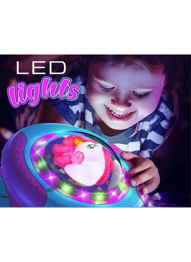 Light-Up Unicorn Twister | 360° Sit Twist and Spin, LED Lights & Music Toddler Toys Age 2, 3, 4, Birthday for Girl Boy 18 Months +, Kids Toy Indoor or Outdoor for 2 Year Old, toddler Christmas gifts