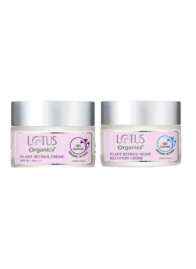 Lotus Organics+ Bakuchiol Plant Retinol Day Cream_30g + Night Cream_30g (Set of 2)