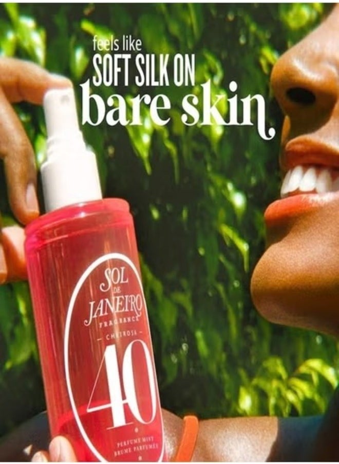 SOL DE JANEIRO Brazilian Crush Cheirosa ’40 Bom Dia Hair & Body Fragrance Mist – Warm Floral & Woody Scent – 90ml