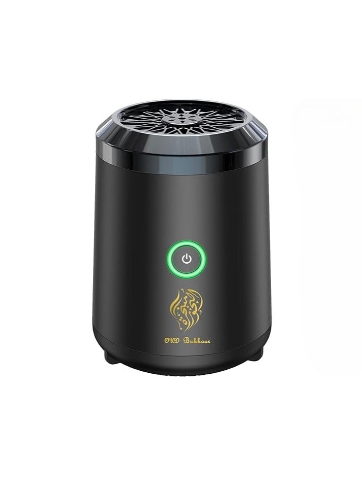 Portable Bakhoor Quran Incense Burner & Bluetooth Speaker – Wireless Aromatic Diffuser with Quran Recitation, LED Light, and Rechargeable Battery