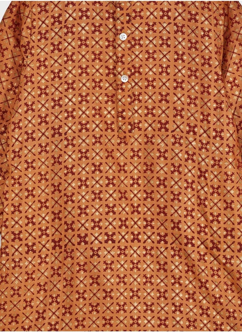 Infant Printed Long Kurta