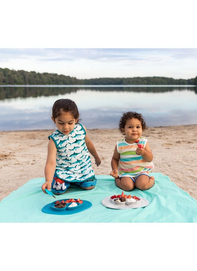 BapronBaby Sea Life Foodie Picks (2 Pack - Crab & Octopus) - Toddlers + Preschoolers Utensils - BPA Free - Dishwasher Safe - Self Feeding - 18 Months+