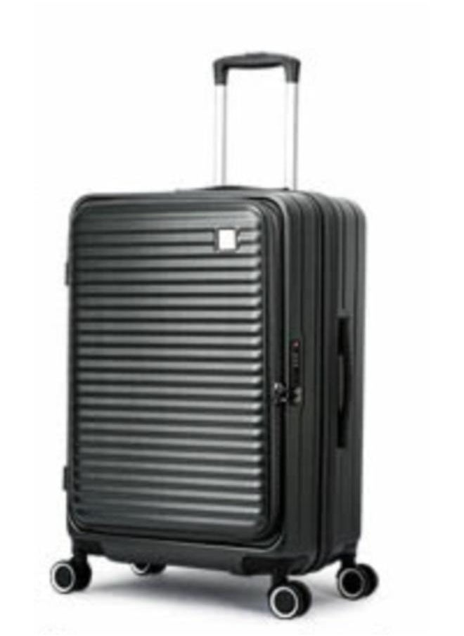 24inch Expandable Checked-in Durable Hardshell Trolley Luggage Suitcase with Spinner Wheels and TSA Lock