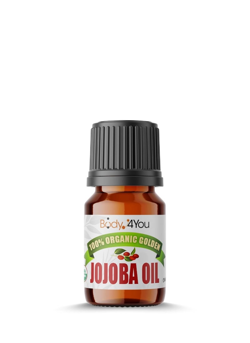 BodyJ4You 100 USDA Organic Jojoba Oil Piercing Aftercare  Stretched Ear Gauges Tragus Nose Septum Lip Navel  Natural Recovery Skin Moisturizer  Pure Unrefined Wax  017 Fl Oz