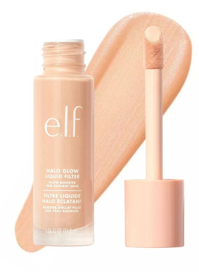 e.l.f. Halo Glow Liquid Filter Complexion Booster – Shade 1 Fair, 31.5ml | Illuminating Liquid Makeup for Radiant, Soft-Focus Glow | Infused with Hyaluronic Acid | Hydrating, Vegan & Cruelty-Free