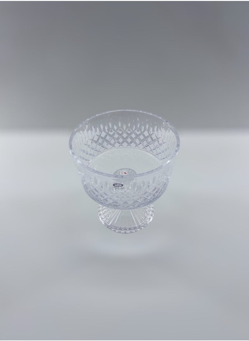 Gift Kafes Design Serving Bowl With Stand Handmade Glass