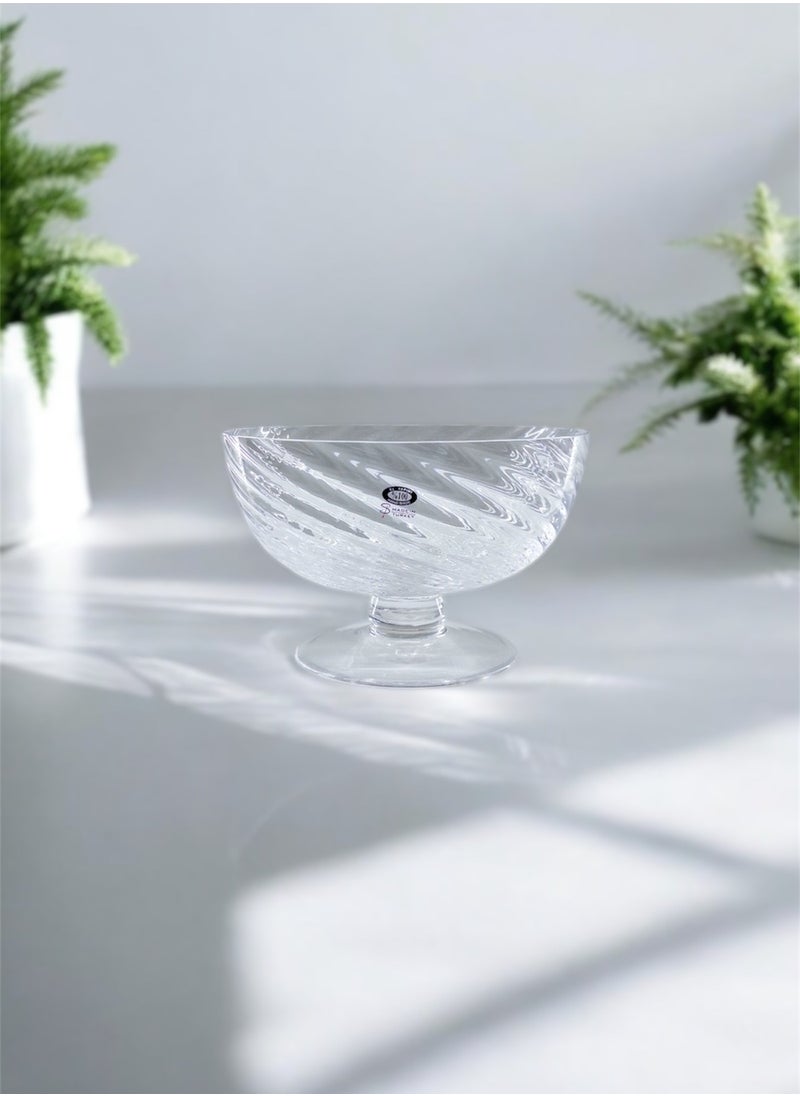 Gift Leydi Design Serving, Salad, Presentation Bowl Handmade Glass