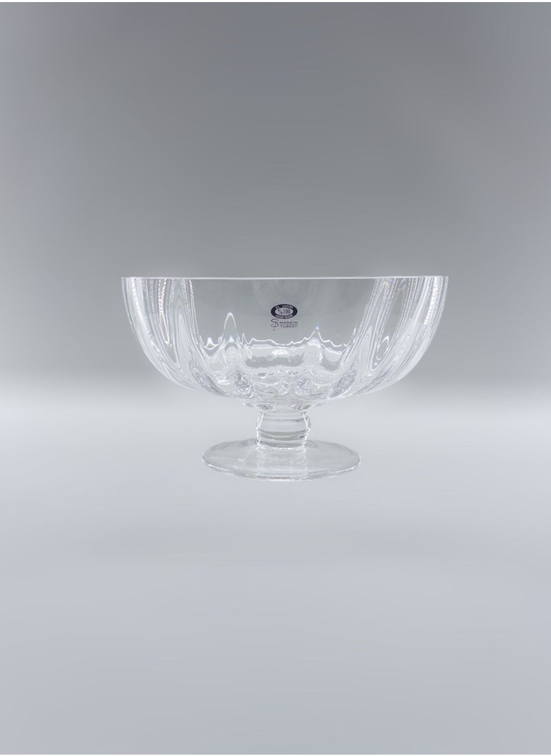 Gift Leydi Design Serving, Salad, Fruit Presentation Bowl Handmade Glass